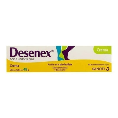 Desenex Antifungal Cream 48g tube for athlete's foot and skin relief.