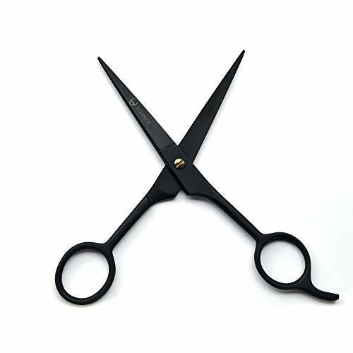 Black Series 6.5 inch barber scissors with a sleek matte black finish.