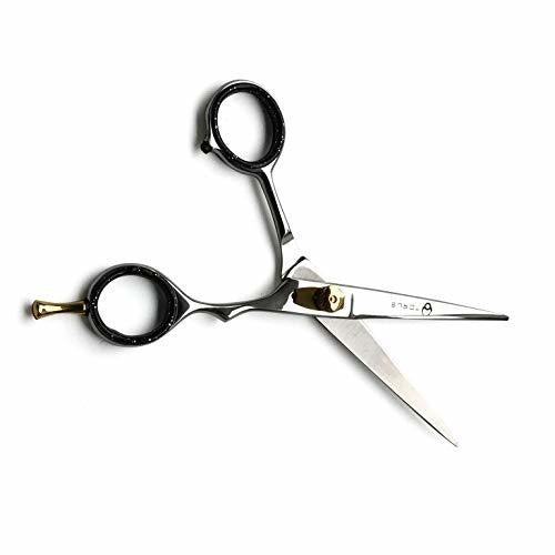 Stainless steel professional barber scissors for a clean, effortless cut.