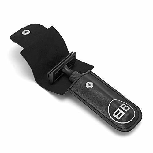 Perfectly balanced double edged razor with a luxury satin black finish.