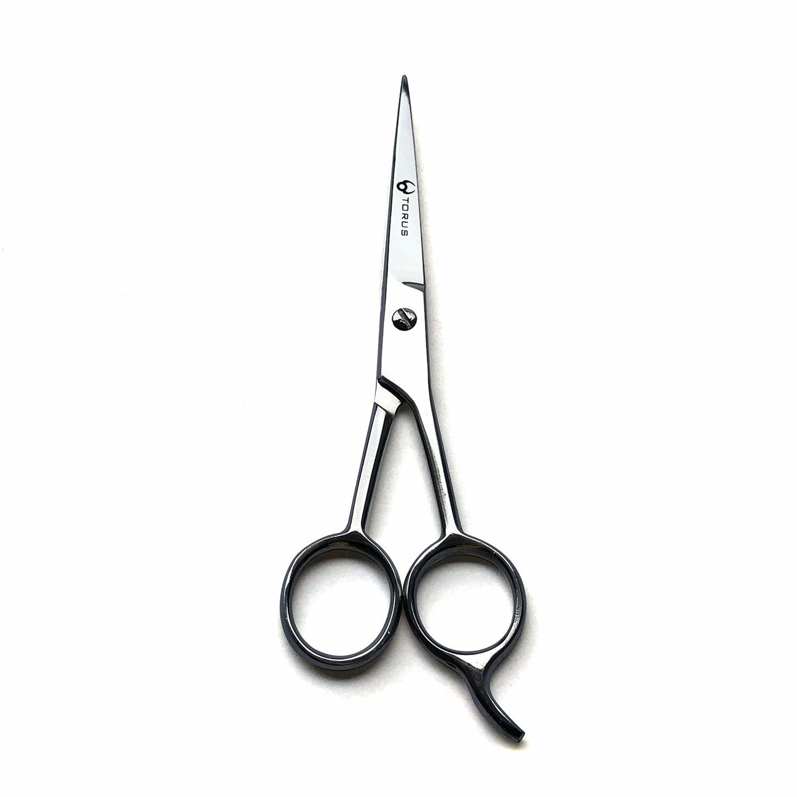TORUS hair cutting shears showing the precision heat-resistant blades.