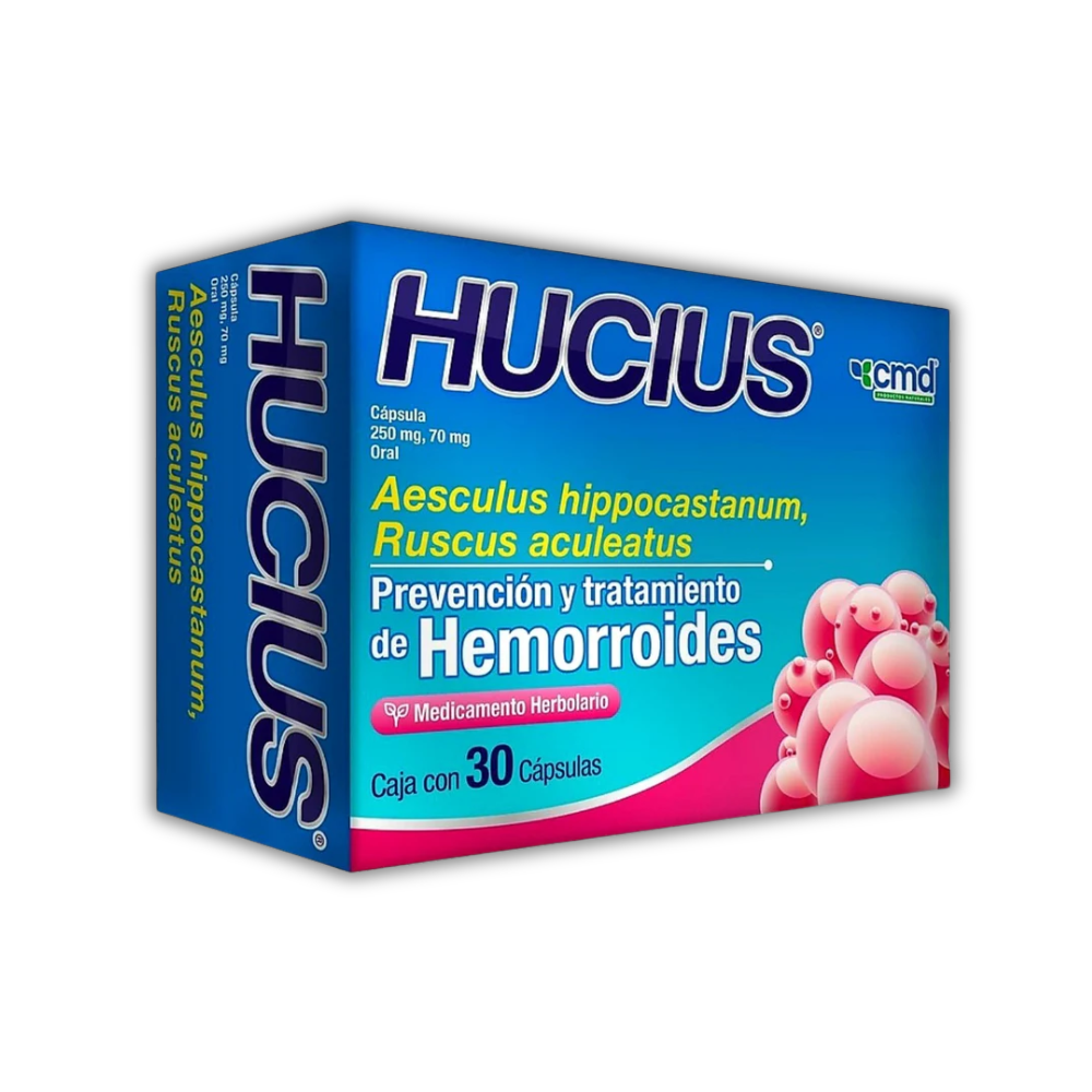 Hucius Hemorrhoid Relief Tablets 2 Pack 60 Count