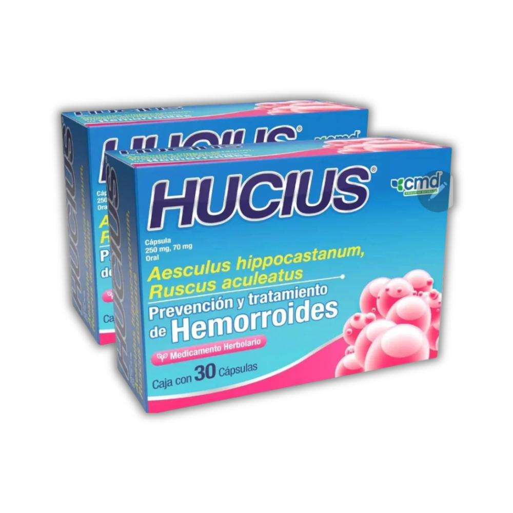 HUCIUS Hemorrhoid Herbal Support Capsules