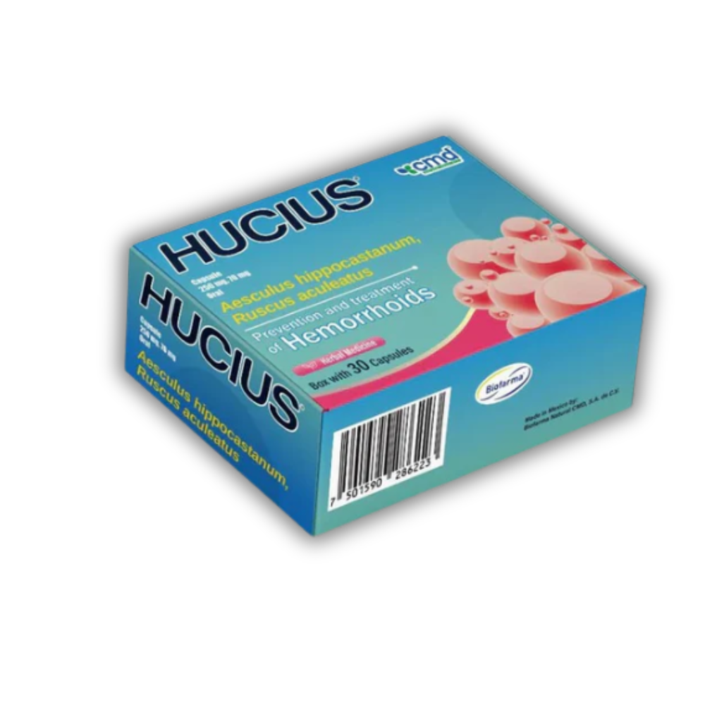 HUCIUS Hemorrhoid Herbal Support Capsules