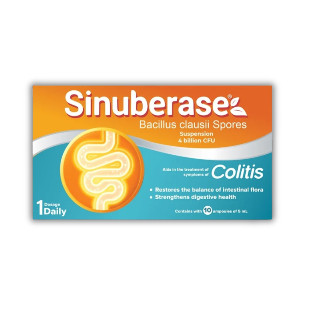 Simberase Bacillus Clausii Probiotic 10 Ampoules