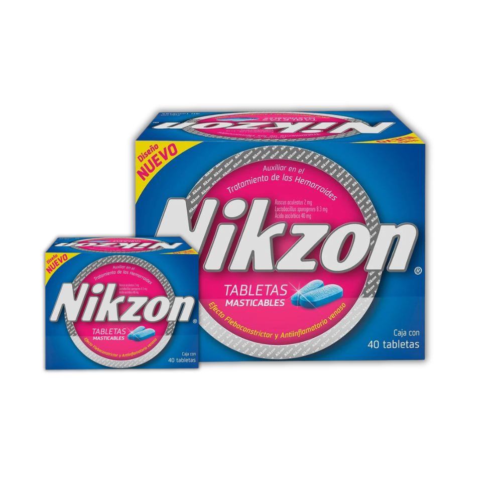 Nikzon Hemorrhoid Relief Tablets 2 Boxes 180 Count