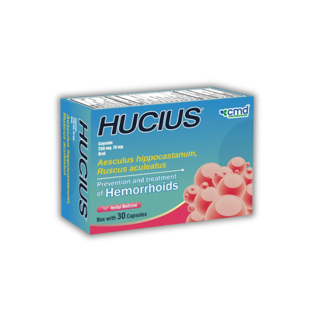 HUCIUS Hemorrhoid Relief Herbal Capsules