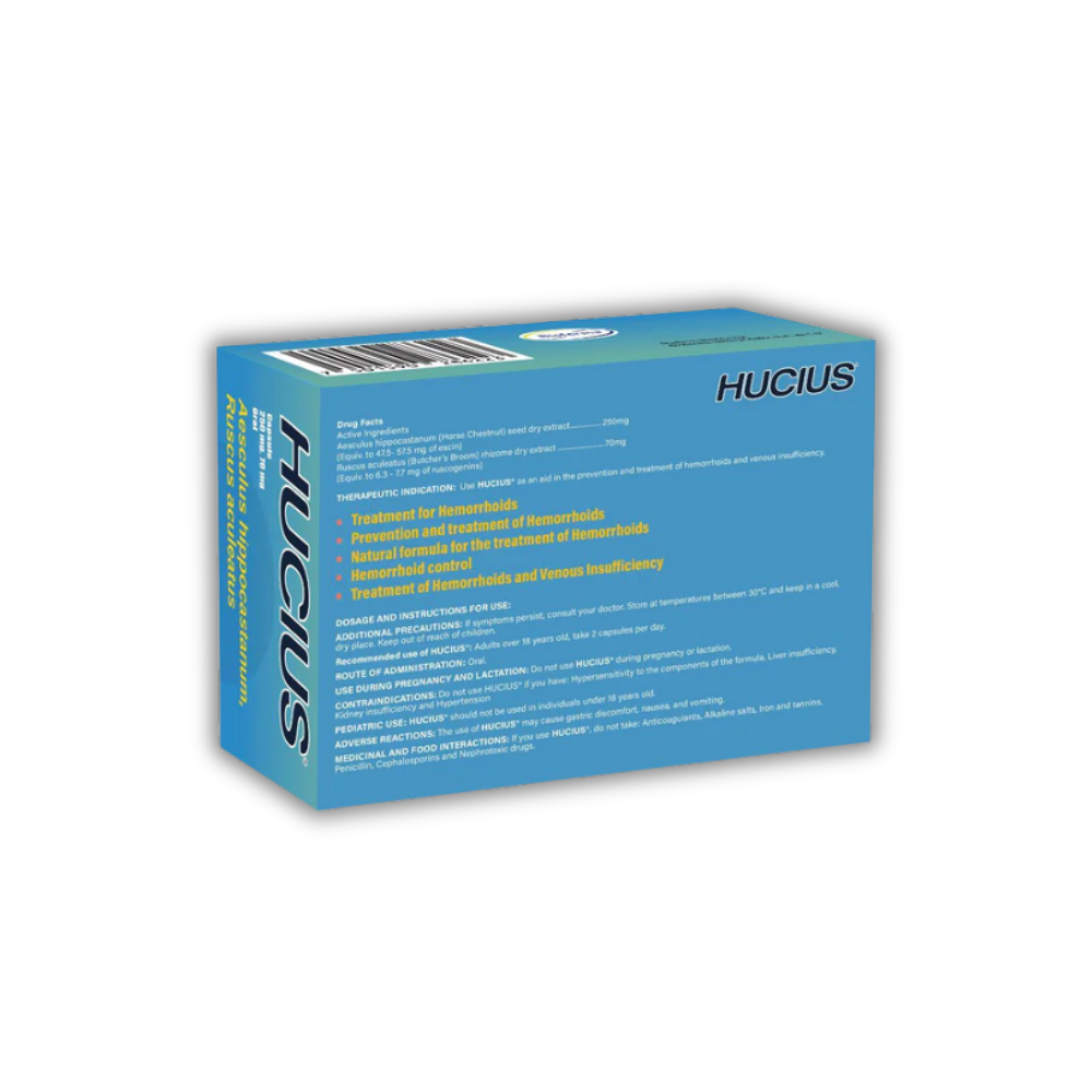 HUCIUS Hemorrhoid Relief Herbal Capsules
