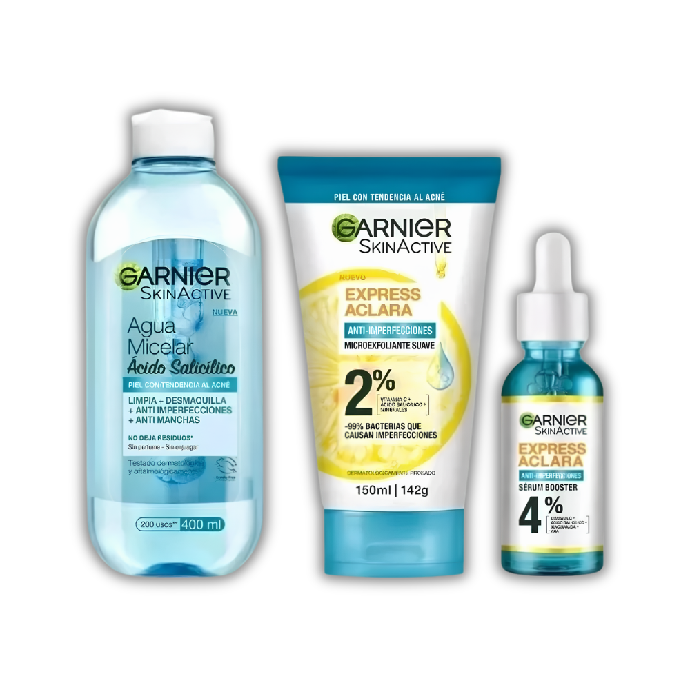 Garnier Express Anti-Acne Brightening Kit Salicylic Acid