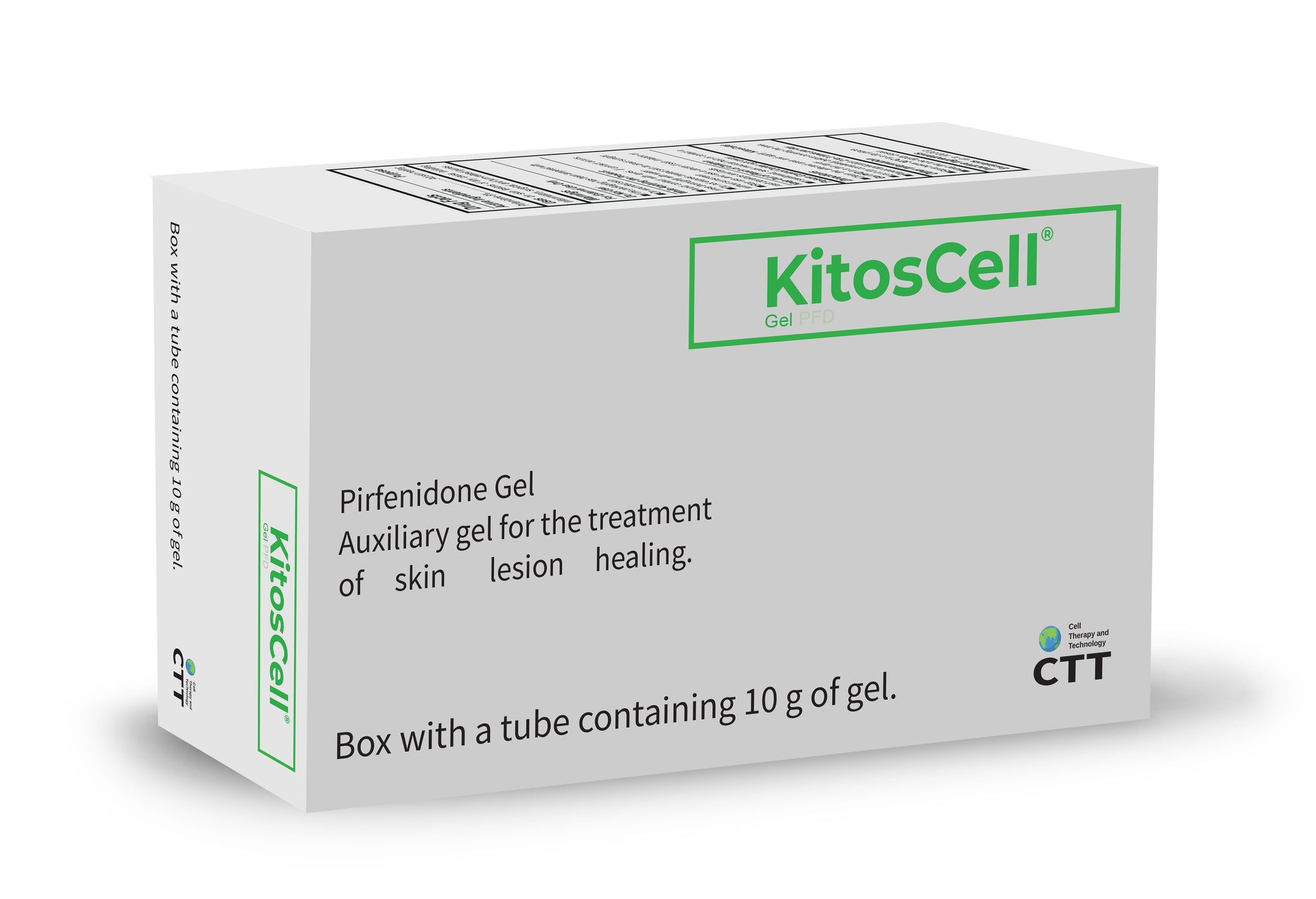 cream kitos-cell ayuda en la curación de lesiones cutáneas made in mexico (verde, 10g)